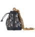 Mini Oblique Drawstring Bucket Bag, bottom view